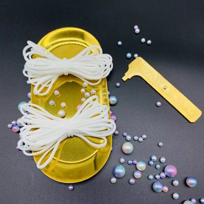 ماسک جراحی حلقه‌های الاستیک گوش برای ماسک صورت باند الاستیک حلقه سفید گوش 3 میلی‌متری