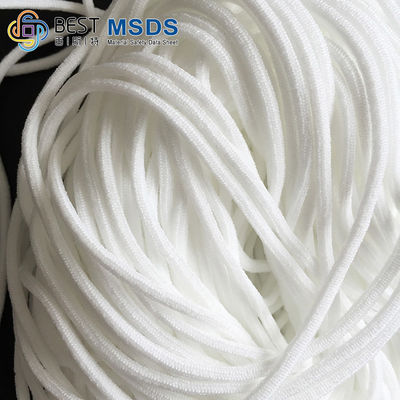طناب نوارهای حلقه گوش الاستیک گرد نرم برای ماسک صورت Spandex Polyester 3.0mm 2.8mm