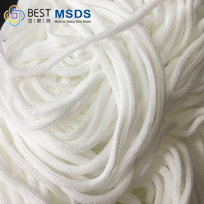 نوار طناب طناب الاستیک گرد اسپندکس نایلون سفید 2.5mm 2.8mm 3mm