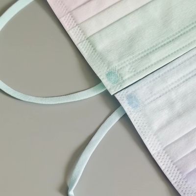 ماسک صورت یکبار مصرف سه لایه حلقه گوش الاستیک رنگارنگ 3.5 میلی متر 5 میلی متر